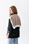 Reversible Piped Patchwork Knitwear Scarf – Square-Piece Unisex Sports Shoulder Shawl, Boho Style Winter Scarf - 5