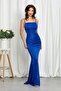 Women's Strapless Draped Glitter Fabric Evening Dress & Wedding & Graduation Dress