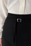 Women's Shorts Skirt – High Waist Belt Detailed Mini Shorts Skirt - 4