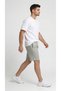 Men's Gray Cotton Shorts Muslin Textured Lightweight Breathable Daily Use - 3