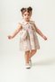 Girl's Cherry Embroidered Muslin Dress and Bag Set Summer Vacation Outfit - 2
