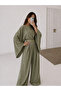 Bat Sleeve Oversize Blouse Pants Set - 5