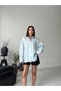 Women's Self-Printed Polyviscon Boyfriend Shirt - Oversized Comfortable Fit - 5