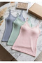 Women's 3-Pack 95% Cotton Ribbed Tank Top Set - Lace Detailed, Breathable & Soft Texture