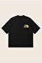 Thedogface Printed Oversize Boxy Cut Unisex 100% Cotton Printed Tshirt |   Streetwear