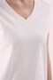 Crep Women's Basic V-Neck Short Sleeve T-Shirt Ecru – Regular Fit 100% Cotton - 6