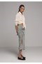 Boyfriend Fit Shirt Neck Plain Women's Sari Long Sleeve Shirt - 3