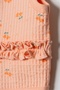 Ruffled, Floral Patterned, Baby Girl Vest - 4
