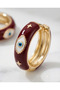 Thin Stone-Detail 3-Pack Hoop Earrings - 3
