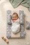 Baby Bed, Orthopedic Protection Starry Gray and White Model with Washable Cover - 2