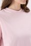 Crep Women's Basic Crew Neck Oversize T-Shirt Pink – 100% Organic Cotton - 4