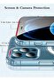 غطاء حماية MagSafe لهاتف آيفون 12 برو ماكس - شفاف - 7