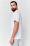 Men Sportswear Fit Short Sleeve Outdoor T-Shirt, White - 3