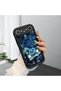 Tecno Spark Slim/Pova Slim Compatible Shockproof Camera Protected Black Silicone Stylish Print Case