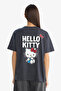 100% Cotton Hello Kitty Oversized Printed Short Sleeve T-Shirt G1904Ax26Sp - 5