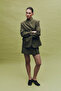 Combed Cotton Khaki Women's Shorts H2199Ax/Kh462