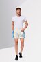 Men Sportswear Fit Running Shorts, Off White - 2
