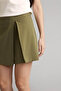 Combed Cotton Khaki Women's Shorts H2199Ax/Kh462 - 4