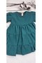 Girls' Bohemian Style Dress with Layered Skirt - 2