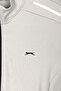 Revolver Men's Zippered Stand Collar Pocketed Gray Sweatshirt - 2