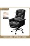 Ergonomic Office Chair/Boss Chair with Lumbar Support and Retractable Footrest