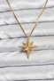 316L Steel Chain Gold Color Polar Star Model 60 cm Chain Women's Necklace