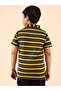 Boys Striped Cotton Polo T-Shirt - 5
