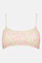 Women Allover Print Bikini Top, Multicolor - 2
