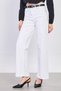 Women's j92 belted straight jean pants - white - 4