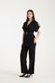 Women's Belt Detailed Double-Breasted Collar Suit - 4