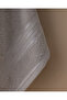 Marnot Border 100% Cotton Flocked Face Towel - Light Gray - 50X80 cm - 4