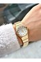 Special Design Steel Cord Steel Case Gold Color Women Wrist Watch 2057Mr - 2