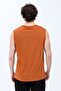 Men's Crew Neck Basic 100% Cotton Sleeveless T-Shirt Mustard - 26Y 1000 - 7