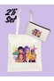 K-Pop Demon Hunters 2 Cloth Bag and Pen Holder Set of 2