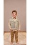 4-Piece Men's Suit Jacket-Shirt-Knitwear Vest and Pants - 2