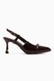 Renita Brown Buckle Women's Heeled Shoes - 2