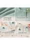 100% Organic Cotton Muslin Set - 4