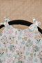 100% Cotton Muslin Stroller Cover |   Soft and Breathable Fabric - Rosy Garden - 4