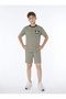 Men's Waiter Boy Short Sleeve Shorts Pajama Set Summer Muslin Fabric