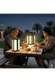 مصباح يدوي LED محمول HG-1665 بقوة 50 واط مع 100 مصباح LED SMD، قابل لإعادة الشحن، للاستخدام في حالات الطوارئ والتخييم - 3