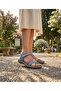 Genuine Leather Daily Women's Sandals Blue - 3