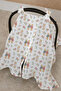 100% Cotton Muslin Stroller Cover |   Soft and Breathable Fabric - Little Bear - 2