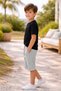 Busekids Boys' Multi-Colored Printed Summer Favorite Shorts Set - 2