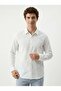 Men's White Lf 2042170 Light Green m Shg Shirt Lf2042170-Wht