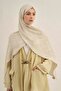 Lyocell Viscon Shawl - Wave Pattern 1 - Stone 04