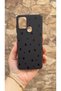 Casper Via F20 Compatible Mini Black Star Patterned Silicone Shock Absorbing Classic Protective Rubber Case - 2