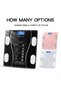 Digital Body Scale Bluetooth Android iOS Body Composition Analysis LED Screen - 6