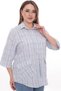 Comfortable Fit Plus Size Cotton Pocket Shirt - 2