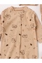 5-piece baby koala set, brown pattern - 3