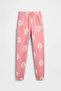 Girl's Relaxed Logo French Terry Light Pink Jogger Sweatpants - 4